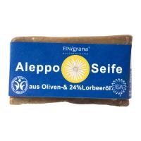 FINigrana Aleppo Olivenölseife mit 24 % Lorbeeröl 200 g FINigrana Aleppo Olivenölseife mit 24 % Lorbeeröl 200 g