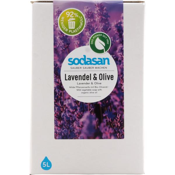 SODASAN Flüssigseife Lavendel u. Olive 5 Liter