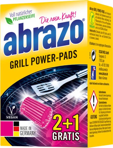 abrazo Grill Power Pads 2+1 Pack