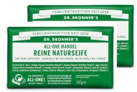 Dr Bronners Mandel Reine Naturseife 140 g 2er Pack