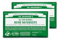 Dr Bronners Mandel Reine Naturseife 140 g 2er Pack Dr Bronners Mandel Reine Naturseife 140 g 2er Pack