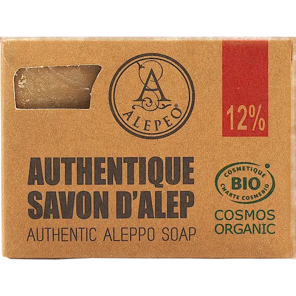 ALEPEO Aleppo Olivenölseife mit 12% Lorbeeröl 200 g | Naturhaus GmbH