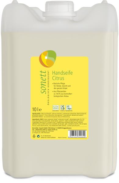 Sonett Handseife Citrus 10 Liter | Naturhaus GmbH