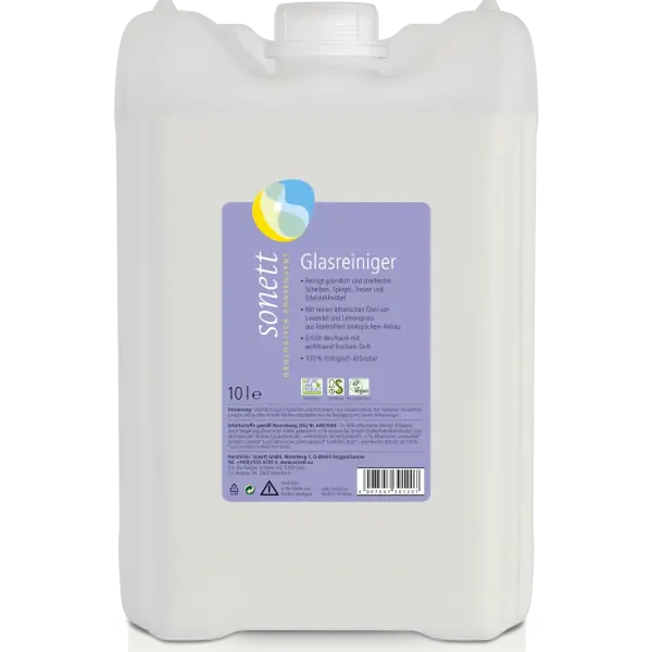 Sonett Glasreiniger 10 Liter | Naturhaus GmbH