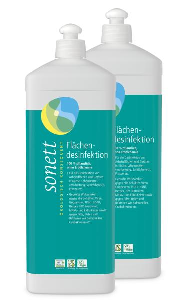 Sonett Flächendesinfektion 2 x 1 Liter | Naturhaus GmbH