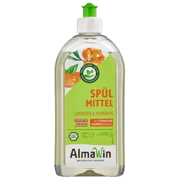 AlmaWin Dishwashing Liquid Sea Buckthorn Mandarin 0.5 L