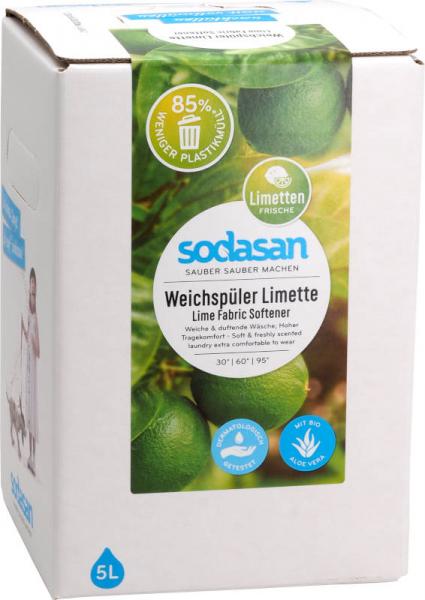SODASAN Weichspüler Limette 5 Liter