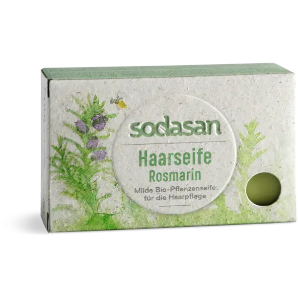 SODASAN Haarseife Rosmarin 100 g | Naturhaus GmbH