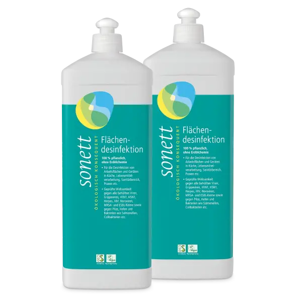 Sonett Flächendesinfektion 2 x 1 Liter | Naturhaus GmbH