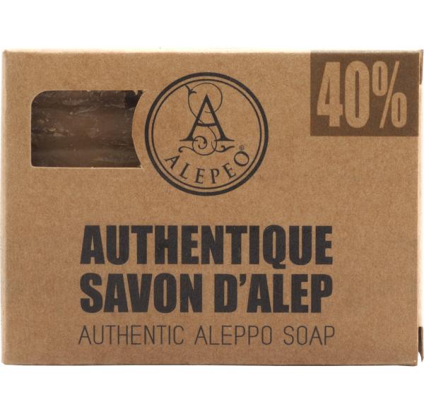 ALEPEO Aleppo Olivenölseife mit 40% Lorbeeröl 200 g