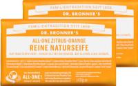 Dr Bronners Zitrus-Orange Reine Naturseife 140 g 2er Pack Dr Bronners Zitrus-Orange Reine Naturseife 140 g 2er Pack