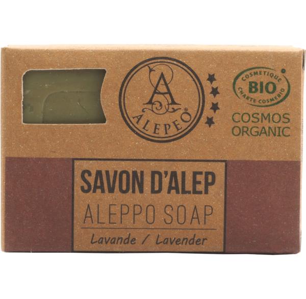 ALEPEO Aleppo Olivenölseife mit Lavendelduft 100 g