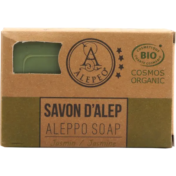 ALEPEO Aleppo Olivenölseife mit Jasminduft 100 g | Naturhaus GmbH