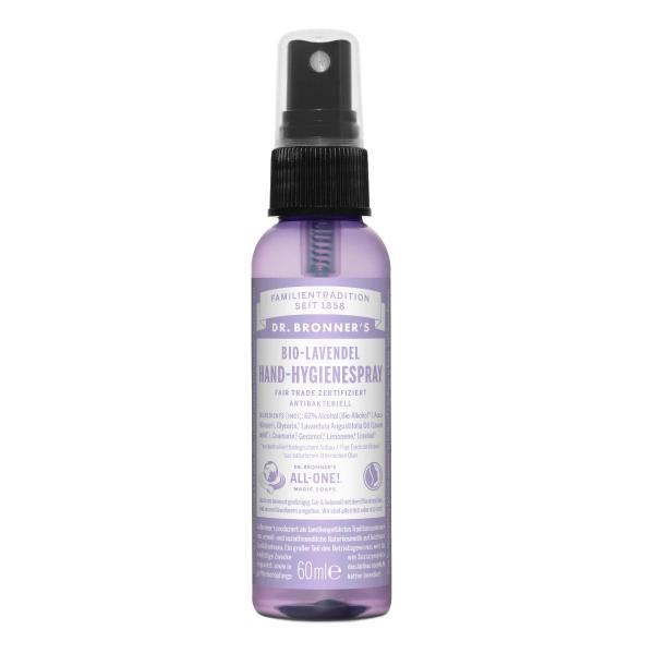 Dr Bronners Hygienespray Bio Hand Lavendel 60 ml