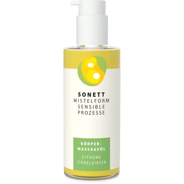 Sonett Mistelform Massageöl Zitrone Zirbelkiefer 145 ml | Naturhaus GmbH