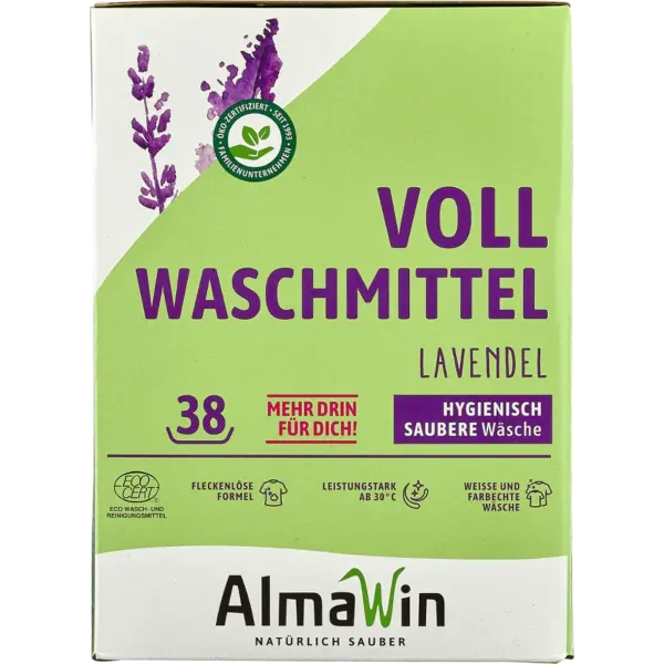 AlmaWin heavy-duty detergent powder 2 kg | Naturhaus GmbH
