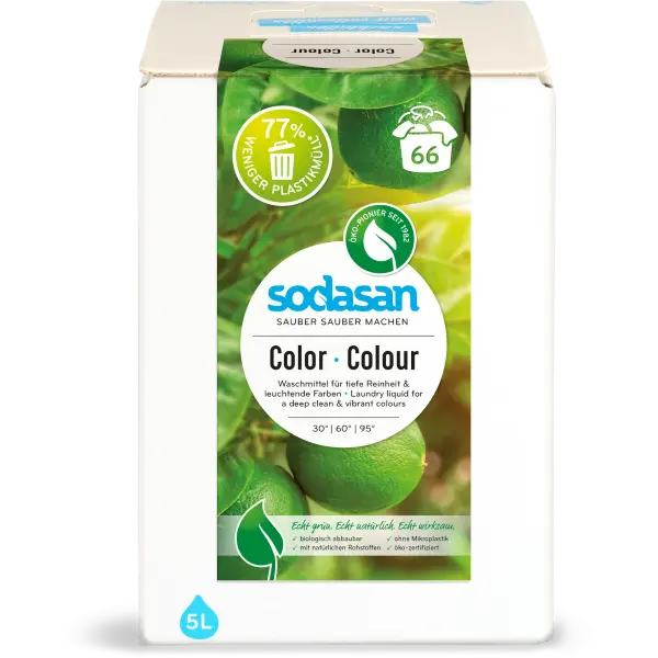 SODASAN Color Waschmittel Limette 5 Liter | Naturhaus GmbH