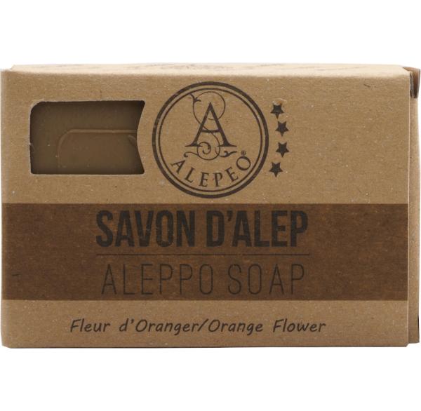 ALEPEO Aleppo Olivenölseife mit Orangenblütenduft 100 g