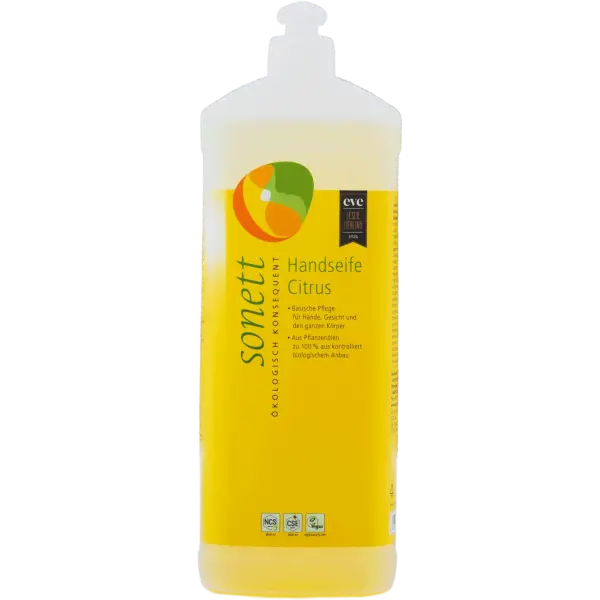 Sonett Handseife Citrus 1 Liter | Naturhaus GmbH