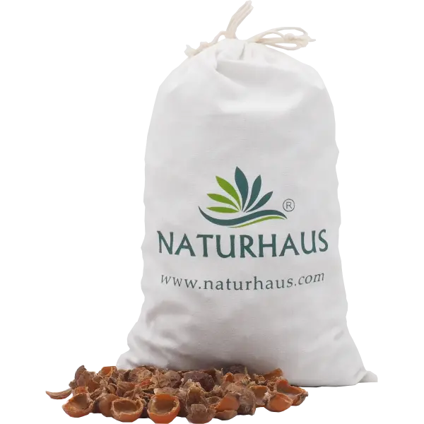 NATURHAUS Bio Waschnuss Schalen im Baumwollsäckchen 1 kg