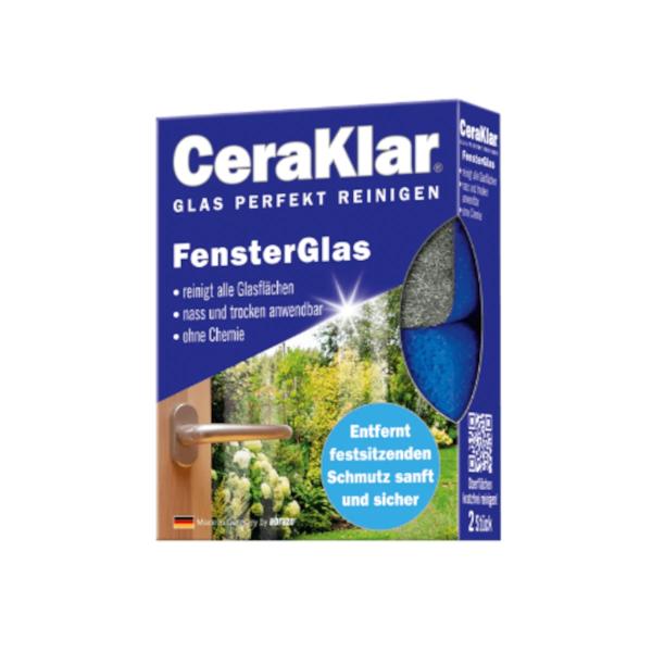 abrazo CeraKlar FensterGlas 2er Pack