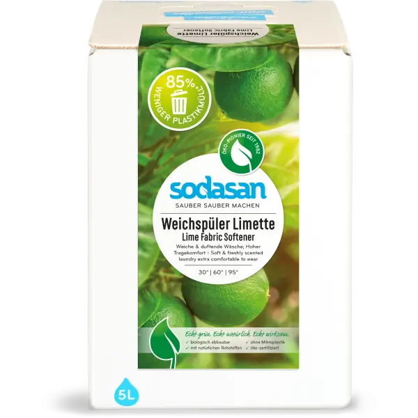 SODASAN Weichspüler Limette 5 Liter | Naturhaus GmbH