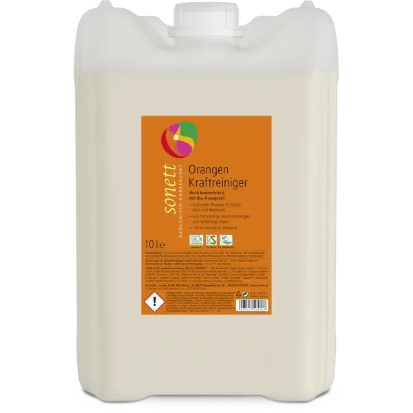 Sonett Orangenkraftreiniger 10 Liter | Naturhaus GmbH