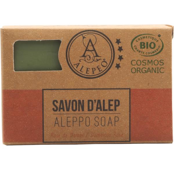 ALEPEO Aleppo Olivenölseife mit Rosenblütenduft 100 g