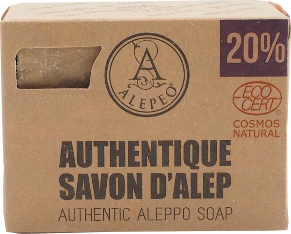 ALEPEO Aleppo Olivenölseife mit 20% Lorbeeröl 200 g