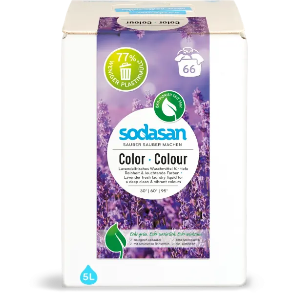 SODASAN Color Waschmittel Lavendel 5 Liter | Naturhaus GmbH