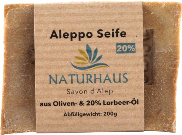 Naturhaus Aleppo Seife 20%