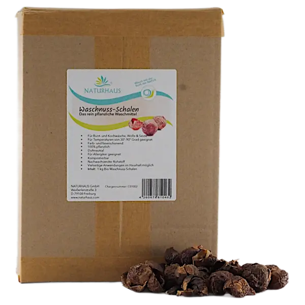 NATURHAUS Waschnuss Schalen im Umkarton 1 kg