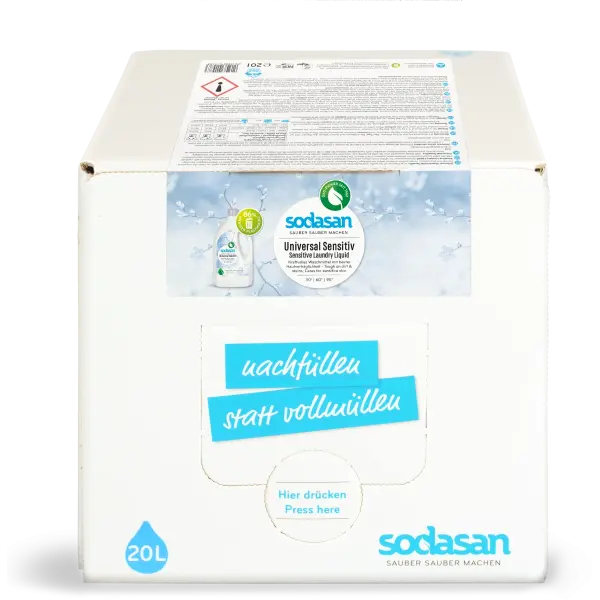 SODASAN Waschmittel Universal Sensitiv 20 Liter | Naturhaus GmbH