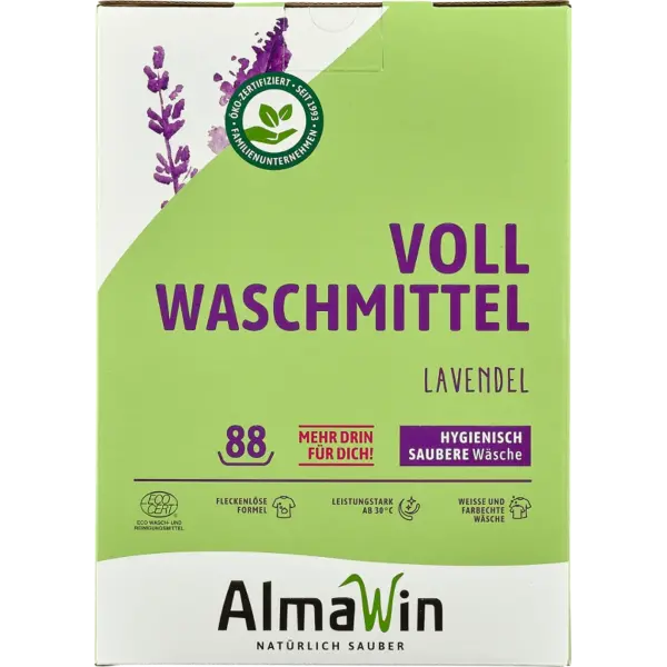 AlmaWin laundry detergent powder 4.6 kg | Naturhaus GmbH