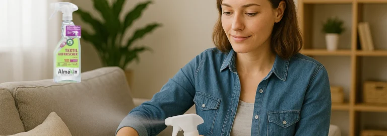 AlmaWin Textilauffrischer – nachhaltige Frische für deine Kleidung und Heimtextilien