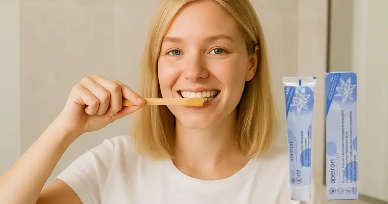 Apeiron Auromère Kräuter-Zahncreme minzfrei  sanfte Zahnpflege mit der Kraft der Natur